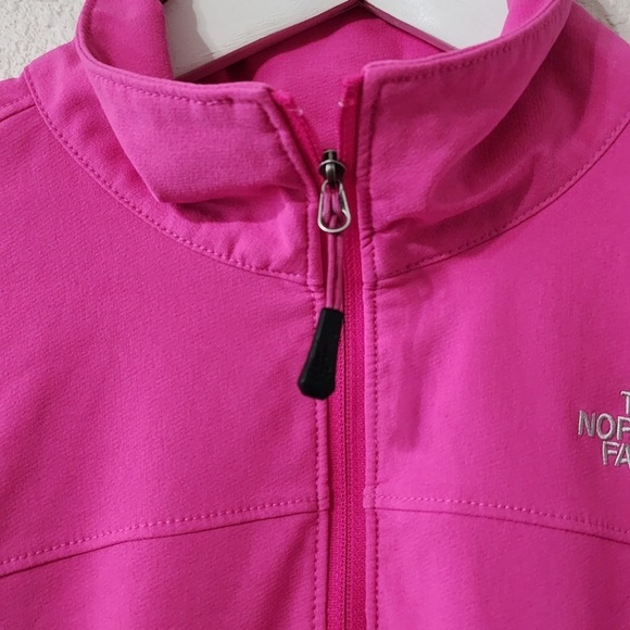 The North Face Soft Shell Quarter Zip Jacket Womens Size S Pink Lightweight - Picture 5 of 13